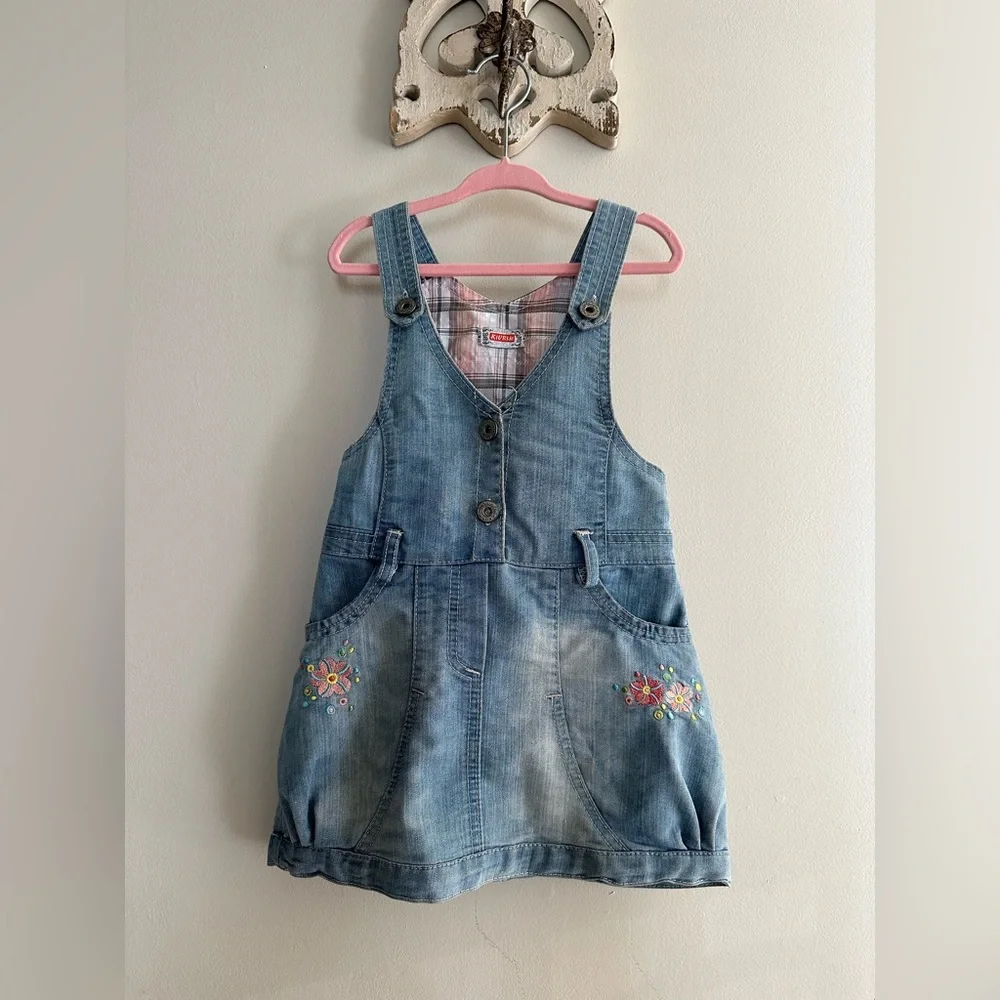 Strauss Dress Denim Jumper Blue size 3T